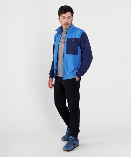 Джемпер Camp Jacket Мужской (S, 8891/серо-синий/т.синий, , , , , )