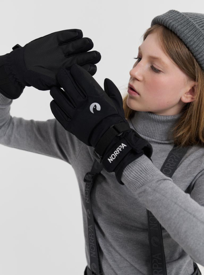 *100465 Перчатки детские KOMITO (7, 060 чёрный, , , , , )