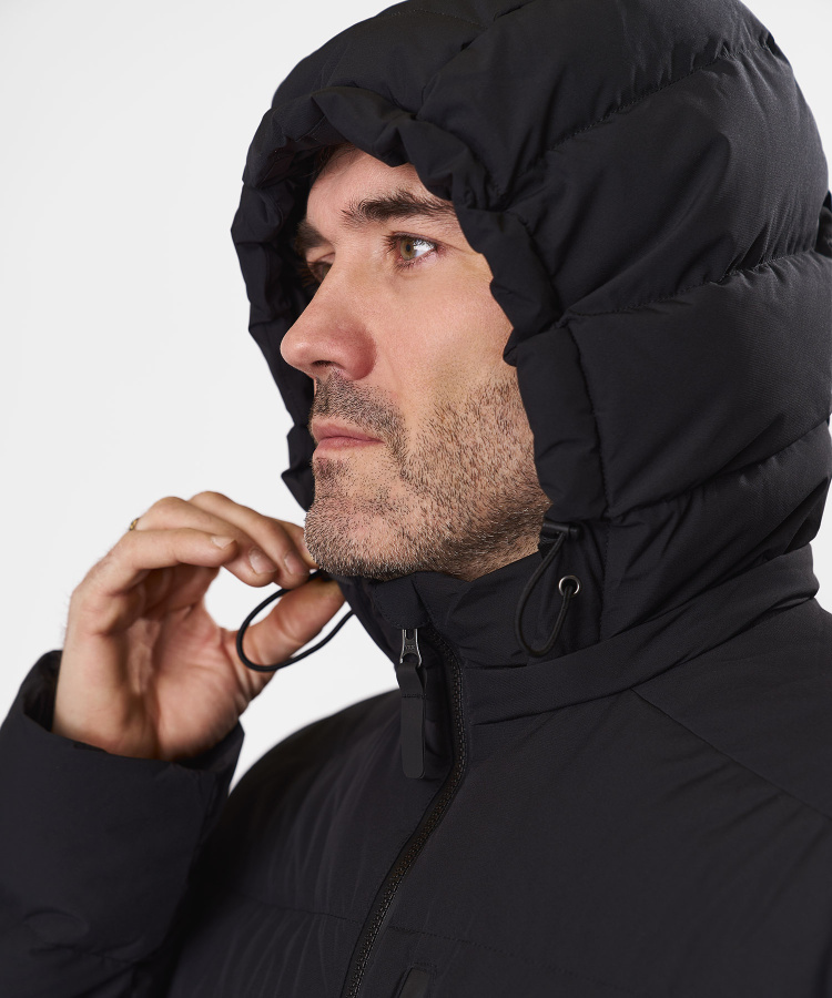 Пальто пуховое Siberia IV Мужское (S, 1000/черный, , , , , )