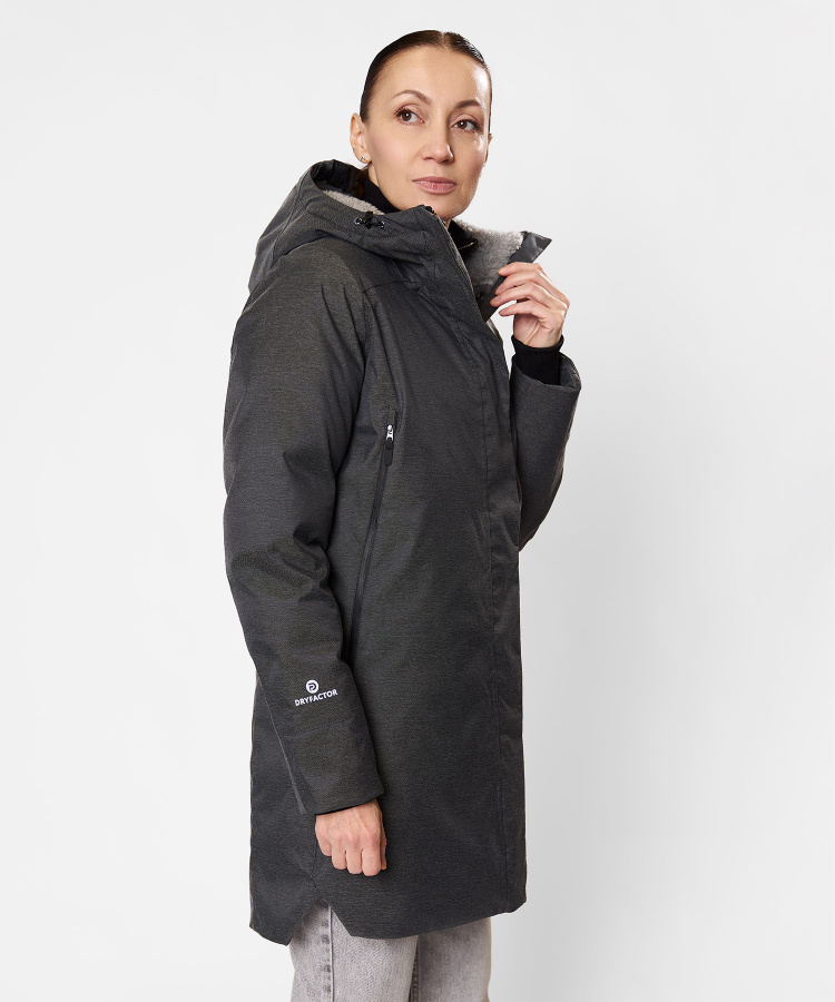 Полупальто пуховое Atalaya II Женское (L, 2000/асфальт, , , , , , )