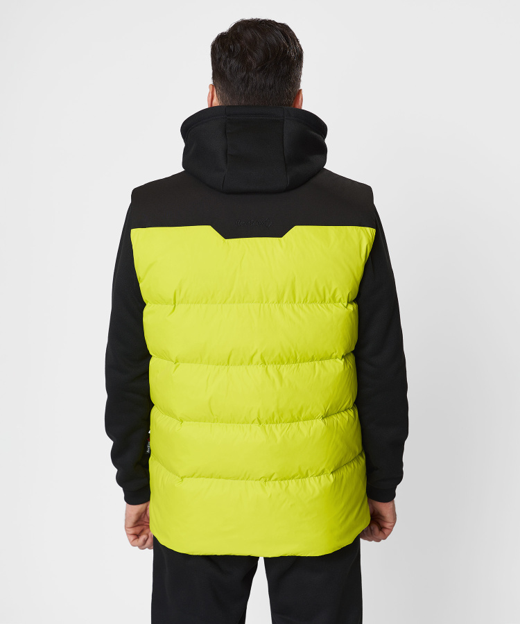Жилет пуховый Nansen R Мужской (S, 5210/lime/черный, , , , , )