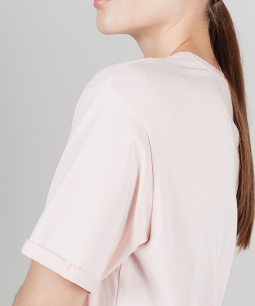 Футболка Nordski Simple Logo Soft Pink W (38, Soft Pink, , , , , )