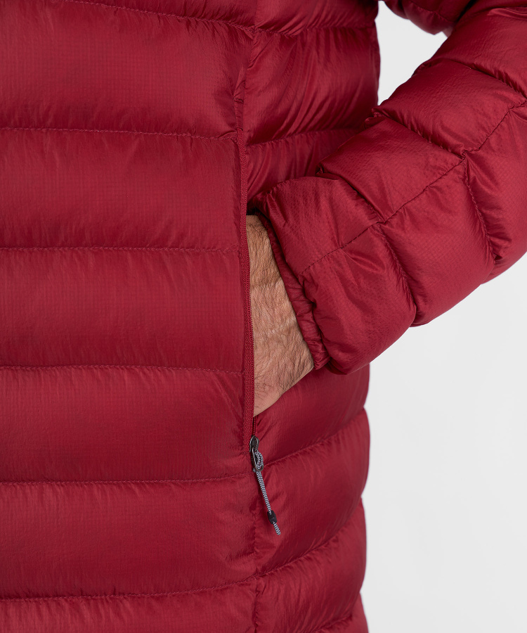 Куртка пуховая Flight Lite III Мужская (L, 1200/т.красный, , , , , )