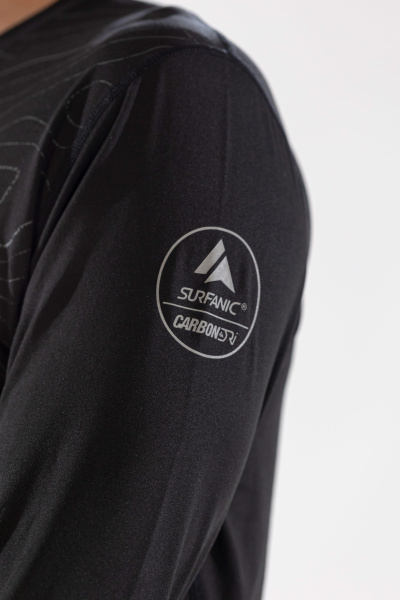 Термобелье футболка мужская MENS BODYFIT CONTOUR CREW NECK (M, 020 Black, , , , , )