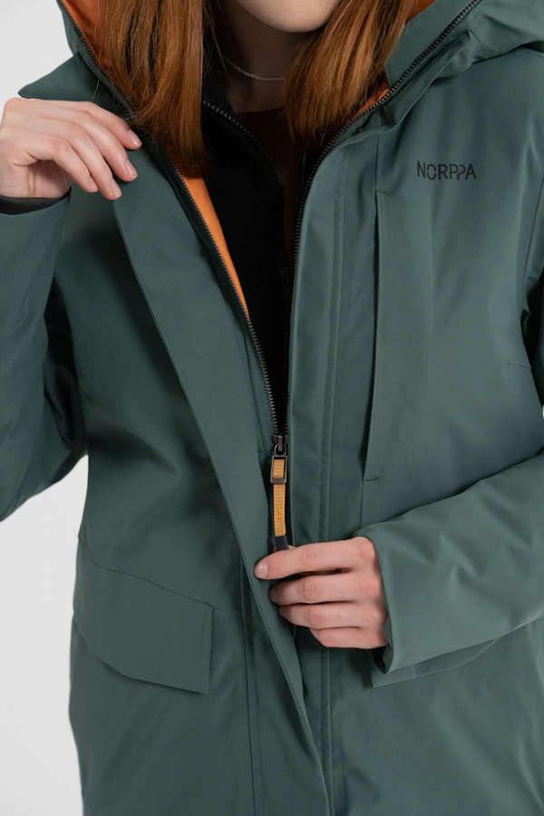 *100409 Пальто женское KOLARY (34, 492 тайга, , , , , )