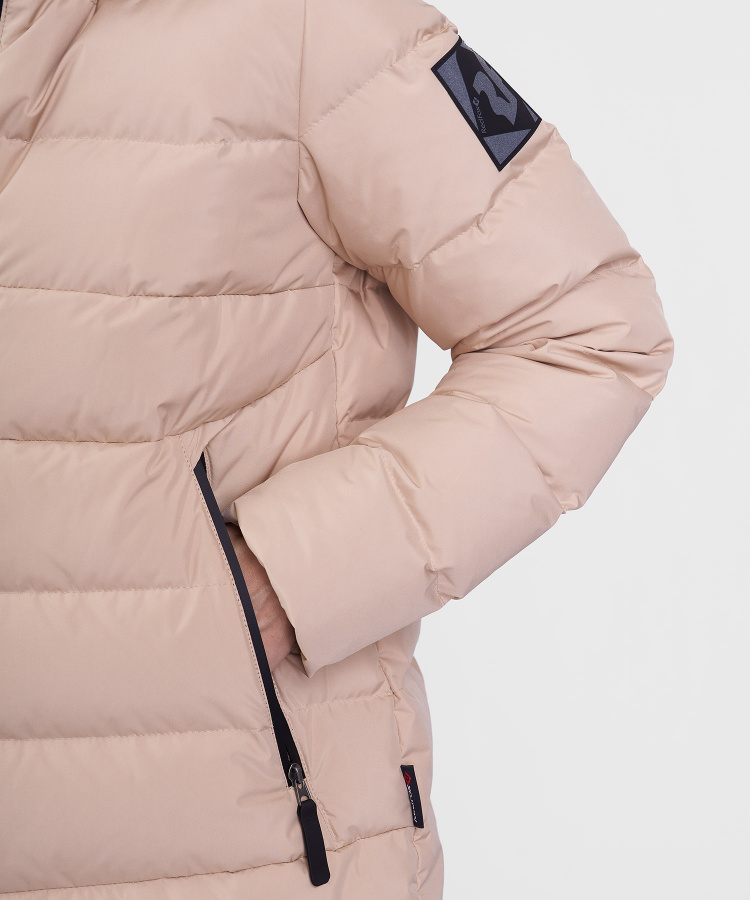 Пальто пуховое Siberia III Женское (XS, 4600/св.беж, , , , , )