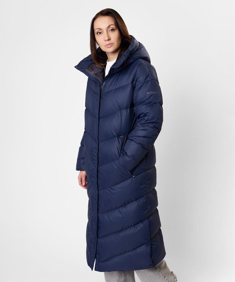 Пальто пуховое Astra Женское (XL, 9100/т.синий, , , , , )