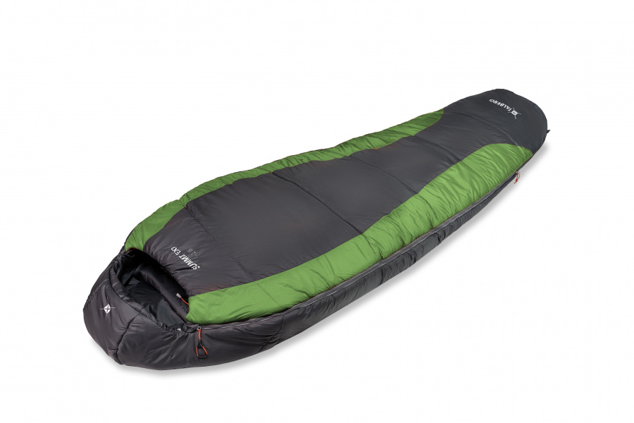 SUMMIT EXP -18°C спальный мешок (-18С, серый/зеленый правый)