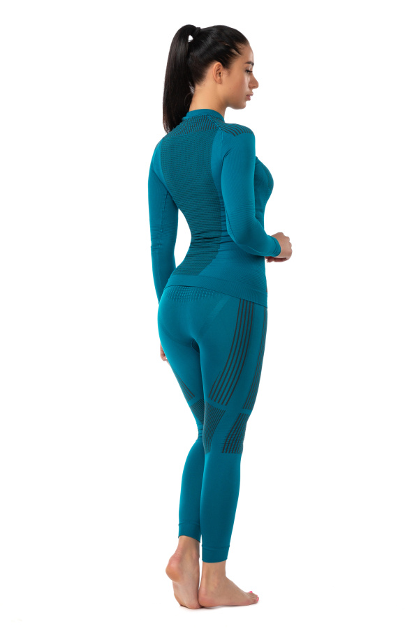 Термокомплект F10 жен (S, Изумрудный, , , , , )