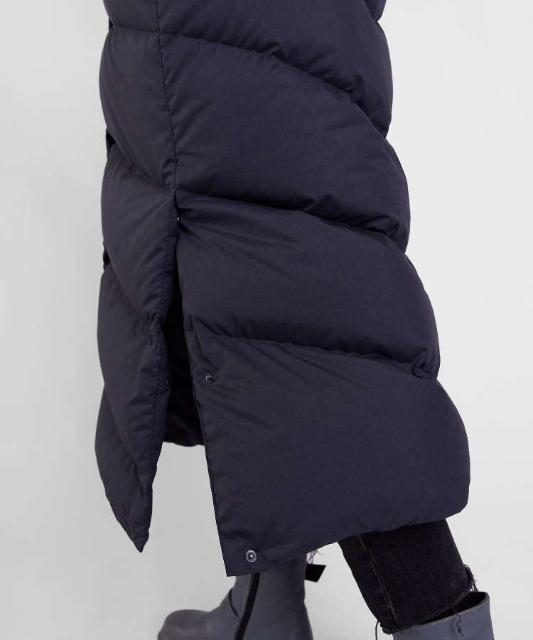 Пальто пуховое Ester VI Женское (S, 9000/графит, , , , , )