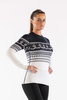 Термобелье футболка COZY FAIRISLE CREW NECK женская (L, 020 Black, , , , , )