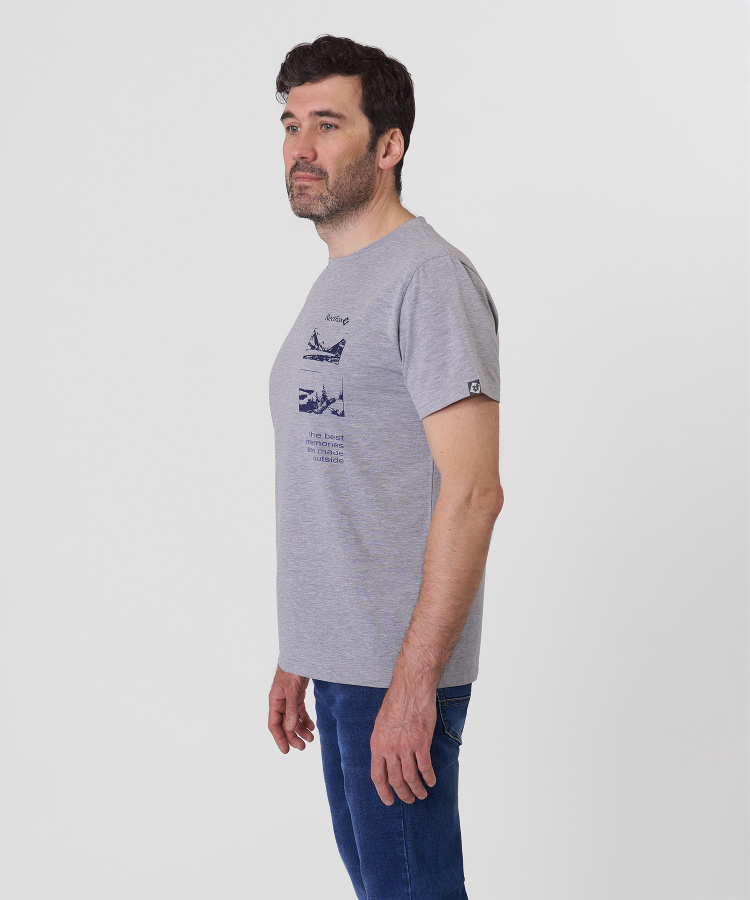 Футболка Memory Мужская (XL, 4000/серый, , , , , )