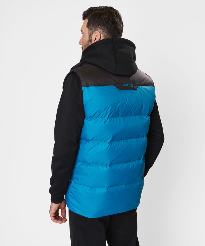 Жилет пуховый Nansen RL Мужской (XL, 6910/нептун/черный, , , , , )
