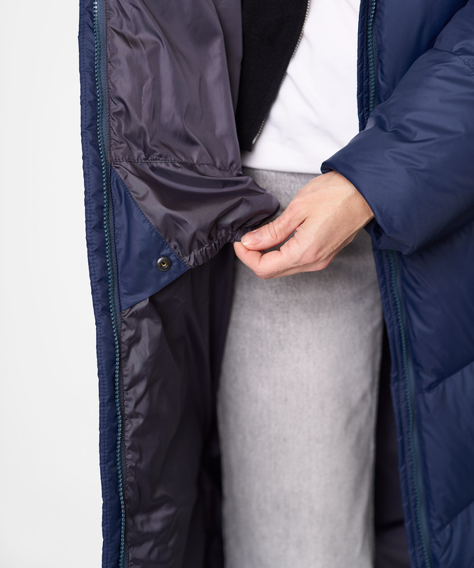 Пальто пуховое Astra Женское (XS, 9100/т.синий, , , , , )