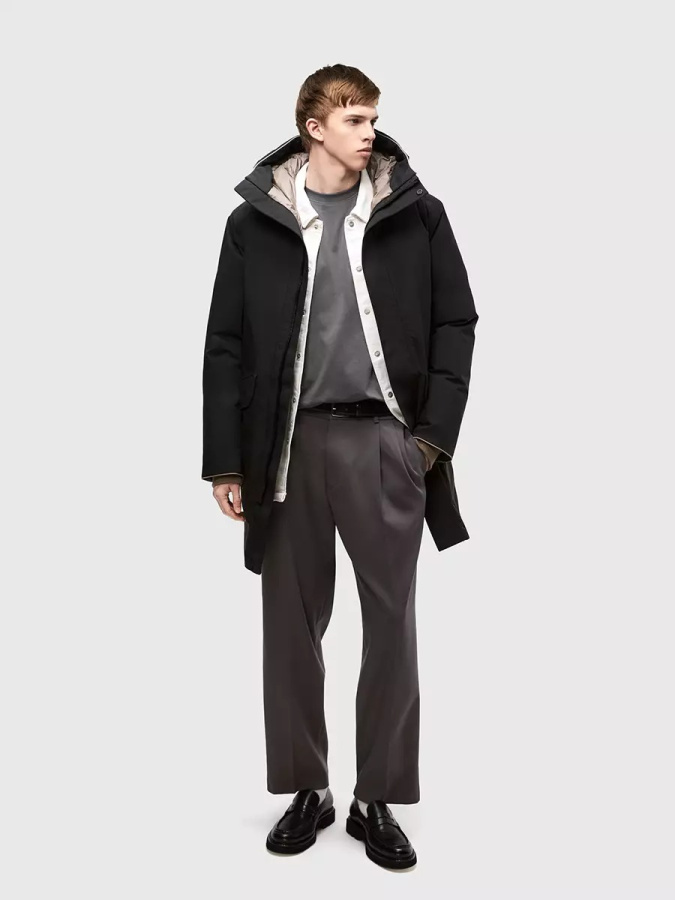 *100638 Пальто мужское TOGAR (S, 060 чёрный, , , , , )