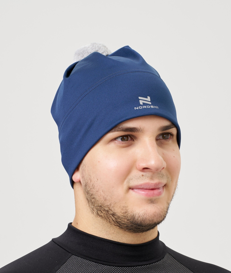 Тренировочная шапка Nordski Train Blueberry (One Size, Blueberry, , , , , )