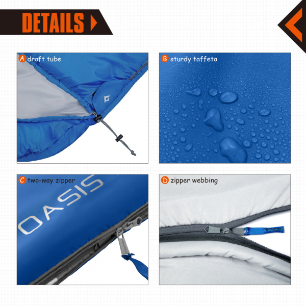 Купить King Camp 3222 oasis 250xl -3c спальный мешок (синий левый) 8 000 ₽ King Camp 3222 oasis 250xl -3c спальный мешок (синий левый)