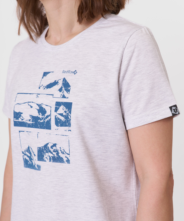 Футболка Sl Женская (M, 7000/св.серый, , , , , )