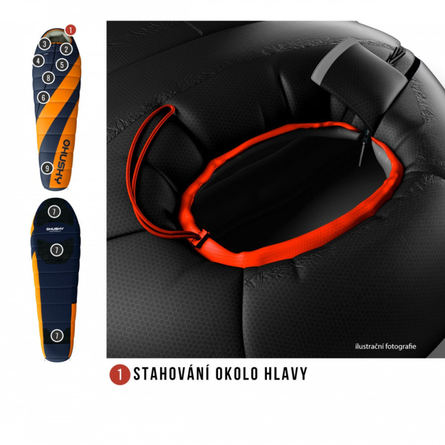 ENJOY LONG -25°С 230х85 спальный мешок (правый)