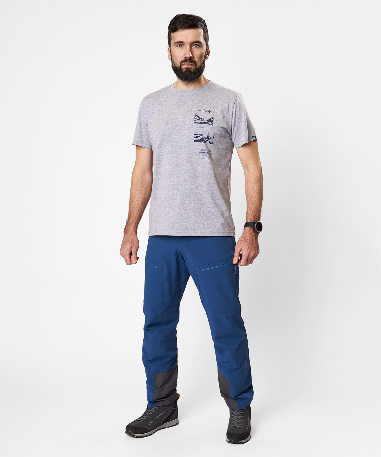 Брюки Yoho Softshell R Мужские (S, 8800/серо-синий, , , , ,)