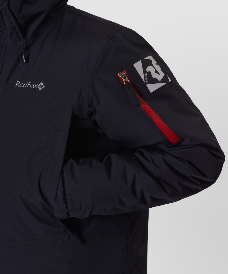 Куртка утепленная Snow Man lV Мужская (XXL, 1000/черный, , , , , )