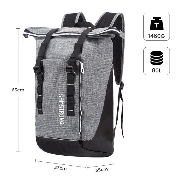 Купить SAMSTRONG b0369 casual backpack рюкзак (серый) 8 550 ₽ SAMSTRONG b0369 casual backpack рюкзак (серый)