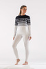 Термобелье футболка COZY FAIRISLE CREW NECK женская (L, 020 Black, , , , , )