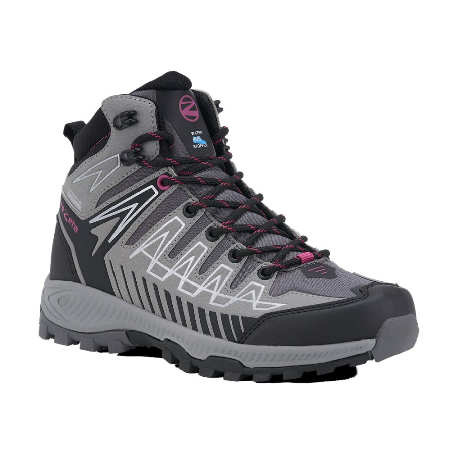 Ботинки THUNDER MID W'S WP (40.5, GREY/FUCHSIA, , , , , )
