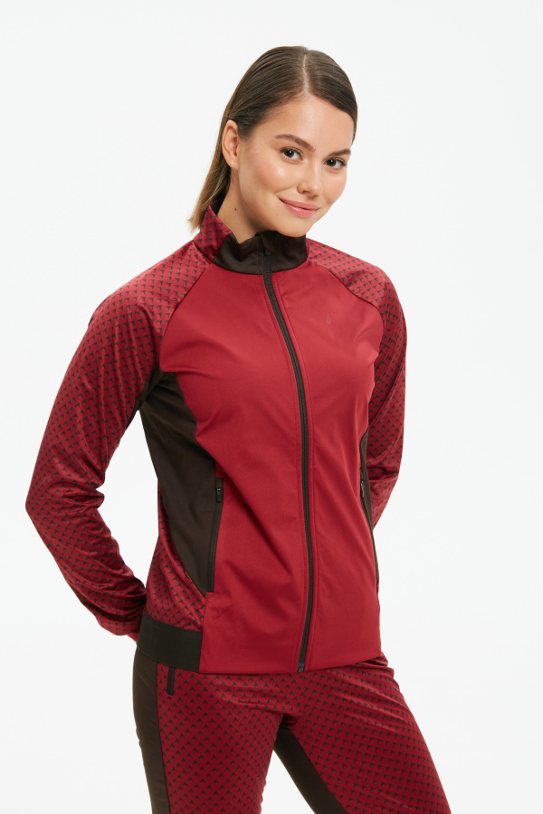 Куртка д/жен. "Баланс 2.0" (XL(50/176), бордовый_кофейный, , , , , )