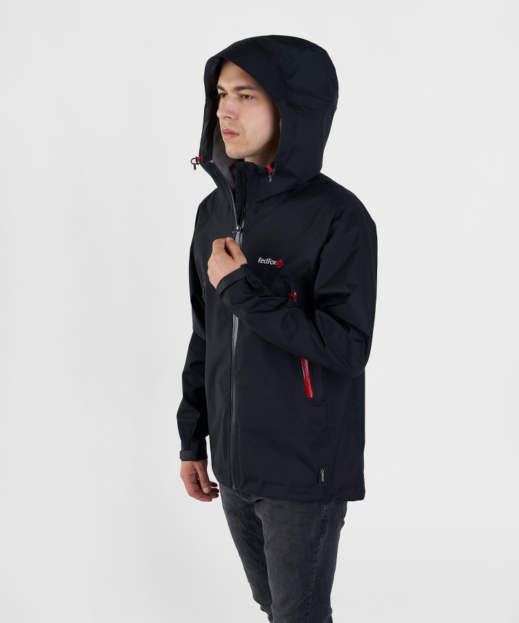 Куртка ветрозащитная Vector GTX V Мужская (S, 1000/черный, , , , )