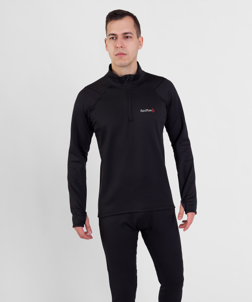 Первый слой фуфайка с длинным рукавом Active Warm II Мужская (S, 1000/черный, , , , )