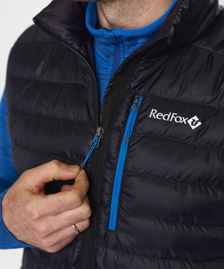 Жилет утепленный Quasar III Мужской (XL, 1093/черный/ярко-синий, , , , , )