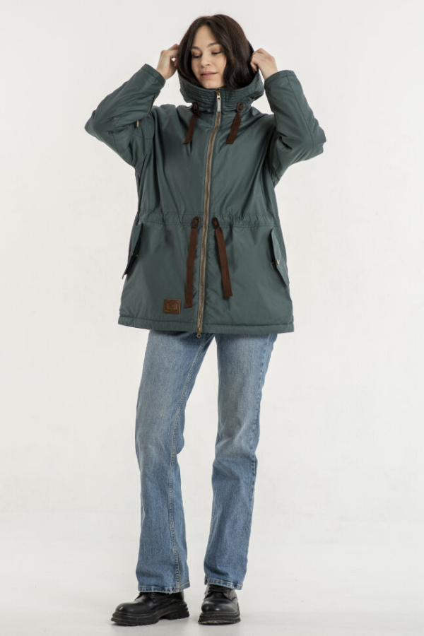 *Парка жен. арт. 48245 (170, Зеленый, 100, 108, , , )