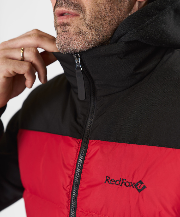 Жилет пуховый Nansen R Мужской (L, 1210/т.красный/черный, , , , , )