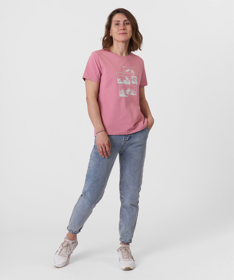 Футболка Sl Женская (M, 1900/coral fusion, , , , , )