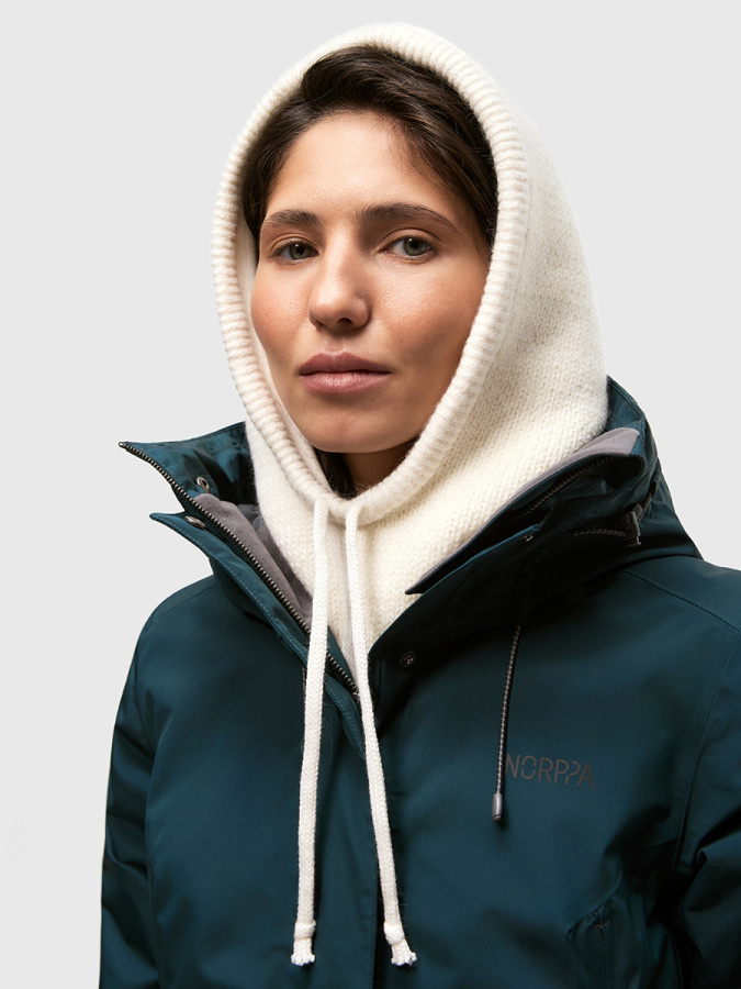 *100660 Капор вязанный UDA (One Size, 101 пена, , , , , )