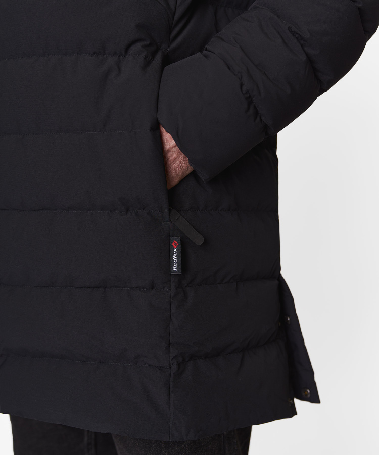 Пальто пуховое Siberia IV Мужское (S, 1000/черный, , , , , )