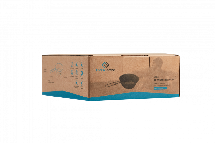 Купить King Camp ca2101 450ml titanium sierra cup ковшик со складными ручками 3 740 ₽ King Camp ca2101 450ml titanium sierra cup ковшик со складными ручками