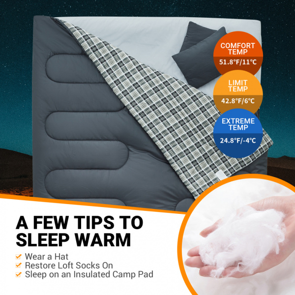 Купить King Camp 2206 airbed sleepingbag 250d -4°с 190x180 спальный мешок (т.серый) 14 540 ₽ King Camp 2206 airbed sleepingbag 250d -4°с 190x180 спальный мешок (т.серый)