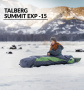 Talberg summit exp -18°c спальный мешок (-18с, серый/зеленый левый)