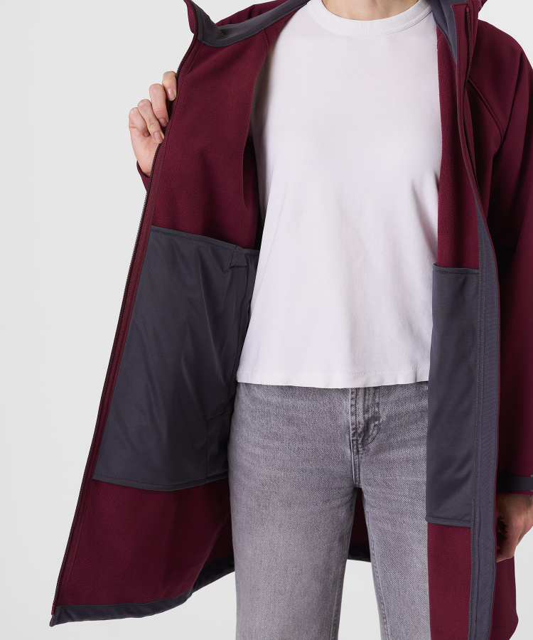 Плащ Dublin II Женский (XL, 0200/малиновый, , , , , )