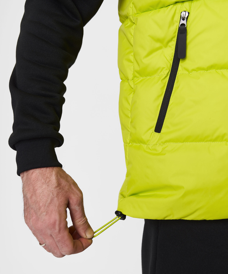 Жилет пуховый Nansen R Мужской (S, 5210/lime/черный, , , , , )