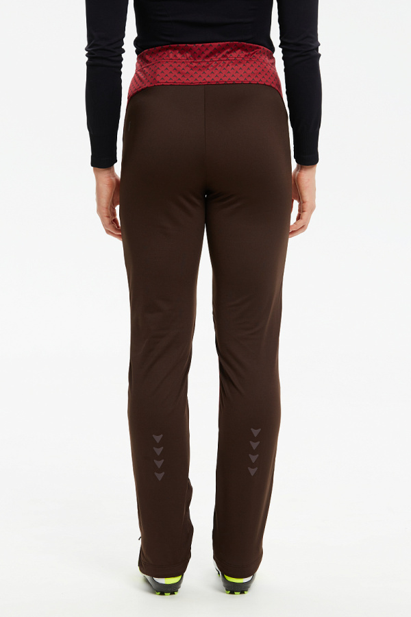 Брюки д/жен. "Баланс 2.0" (XL(50/176), бордовый_кофейный, , , , , )