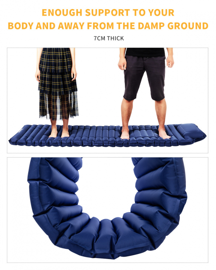 1903 COMFORT LIGHT коврик надувной (синий, 189 х 66 х 7/11 см) 1903 COMFORT LIGHT коврик надувной (синий, 189 х 66 х 7/11 см)