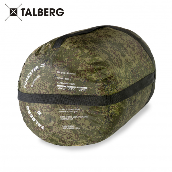 Talberg forester -26°с спальный мешок (туман -26с, левый)