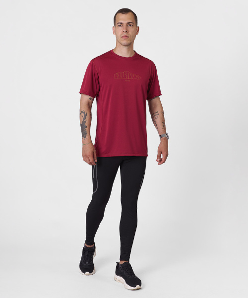Футболка Interline Мужская (XL, 1100/бордовый, , , , , )