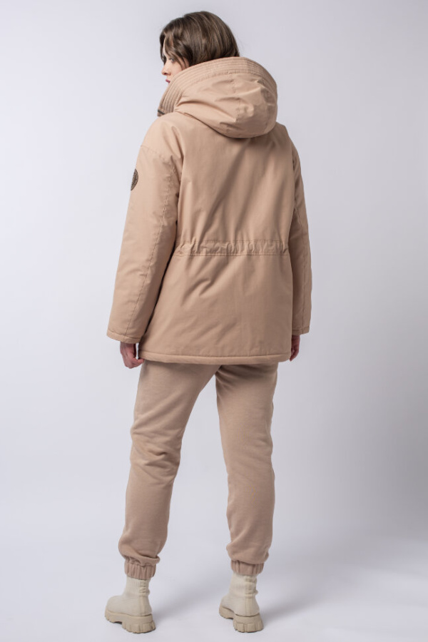 *Парка жен. арт. 48245 (170, Пудра, 92, 100, , , )