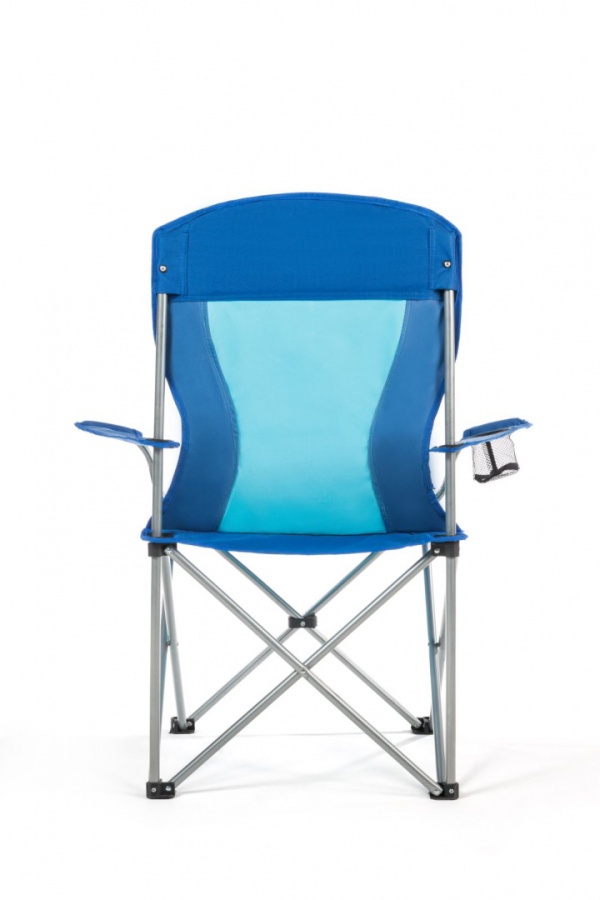 3818 Arms Chair кресло скл. cталь (84Х50Х96, сине-серый)