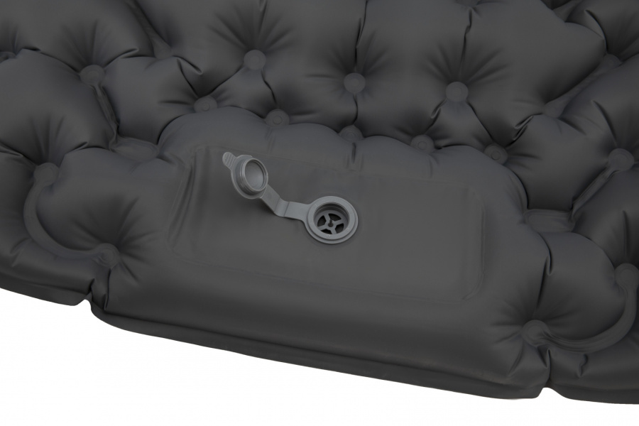 2401 DELUXE 7 коврик надувной (серый, 196х68х7 см)