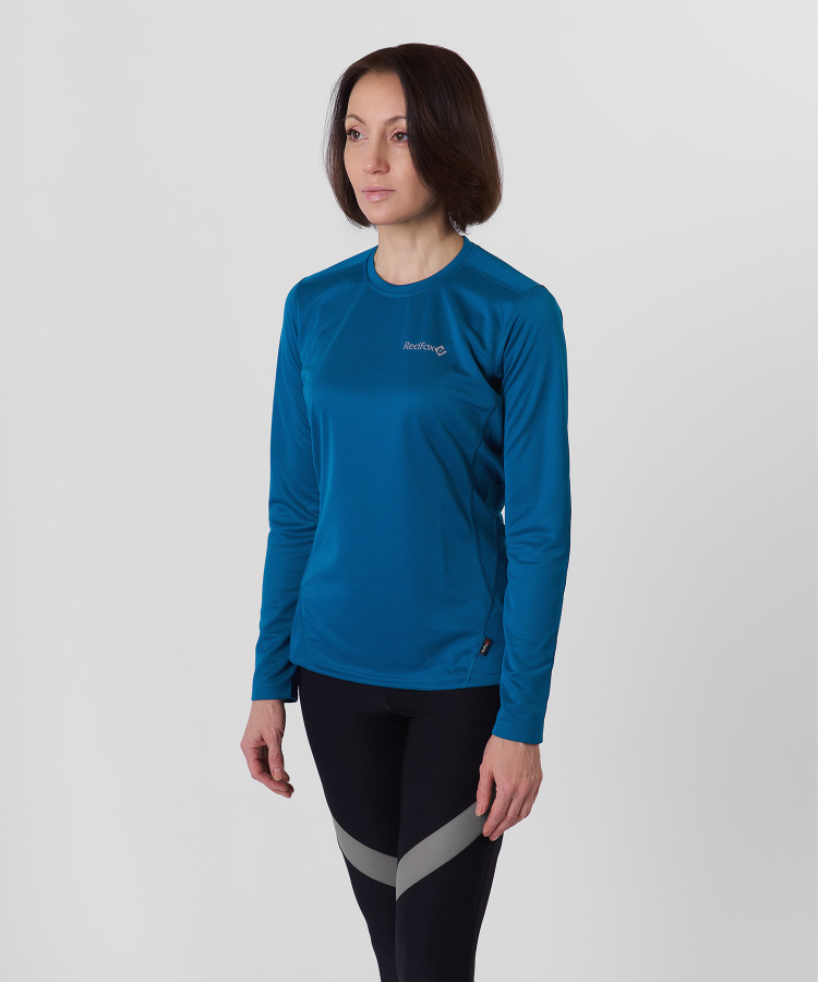 Футболка с длинным рукавом Workout Женская (XL, 6900/нептун, , , , , )